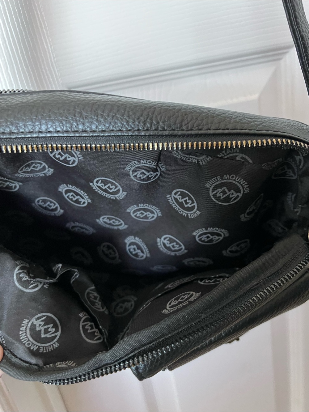 White Mountain - Black Vegan Leather 100% polyurethane Crossbody Bag - Picture 7 of 8